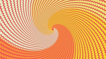 Abstract spiral simple vortex style urgency background in red color. vector