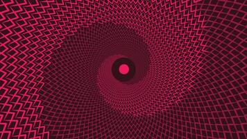 Abstract spiral vortex pink color minimalist background. vector
