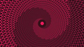 Abstract spiral vortex pink color minimalist background. vector