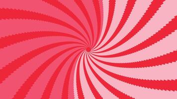 Abstract spiral dotted vortex style urgency red pink color background. vector