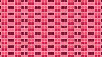 Abstract repeated block pink color combination pattern background. vector