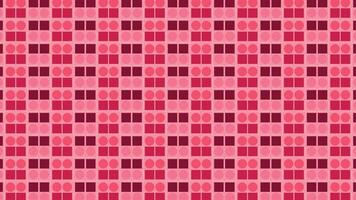 Abstract repeated block pink color combination pattern background. vector