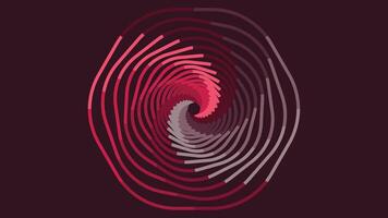 Abstract spiral round vortex style data cycle background. vector