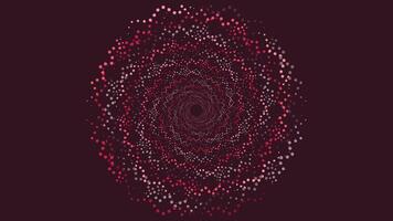 Abstract spiral round vortex style data cycle background. vector