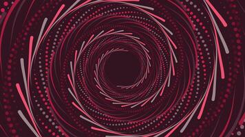 Abstract spiral round vortex style data cycle background. vector