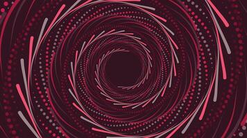 Abstract spiral round vortex style data cycle background. vector