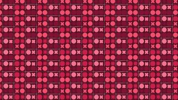 Abstract repeated block pink color combination pattern background. vector