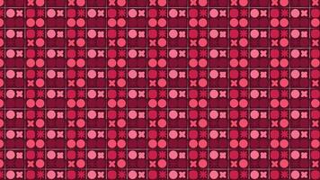 Abstract repeated block pink color combination pattern background. vector