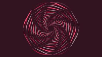 Abstract spiral round vortex style data cycle background. vector