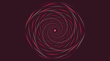 Abstract spiral round vortex style data cycle background. vector