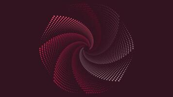 Abstract spiral round vortex style data cycle background. vector