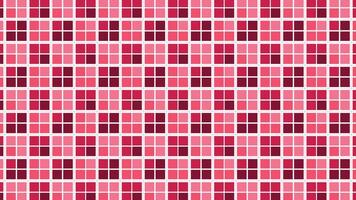 Abstract repeated block pink color combination pattern background. vector