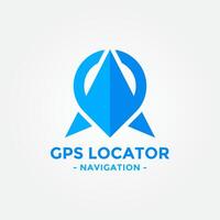 GPS locador logo diseño modelo. GPS mapa ubicación y dirección icono vector combinación. directo negocio flecha logo símbolo concepto.