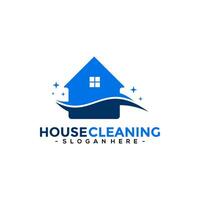 House Cleaning Logo Vector. Creative Cleaning Logo Template Design. vector