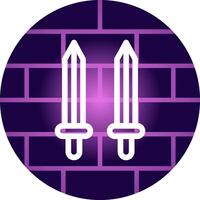 Swords Creative Icon Design vector