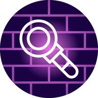 Magnifying Glass Creative Icon Design vector