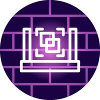 3D Scanner Creative Icon Design vector