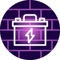 Battery Creative Icon Design vector