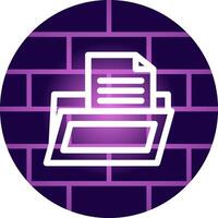 Folder Creative Icon Design vector