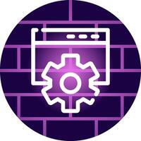 Web Settings Creative Icon Design vector