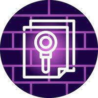 Investigation Creative Icon Design vector