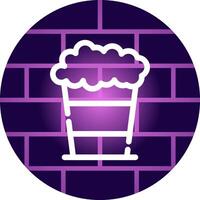 Popcorn Creative Icon Design vector