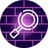 Search Creative Icon Design vector