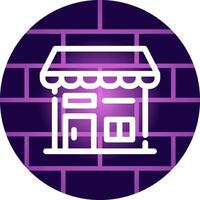 Laundry Shop Creative Icon Design vector