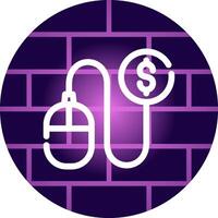 Pay Per Click Creative Icon Design vector