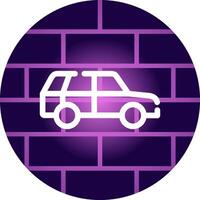 Station Wagon Creative Icon Design vector