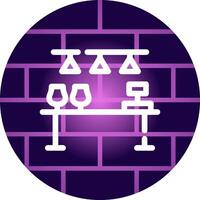 Bar Counter Creative Icon Design vector