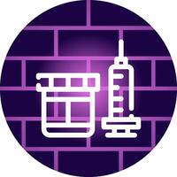 Vaccine Creative Icon Design vector