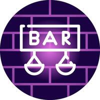 Bar Creative Icon Design vector