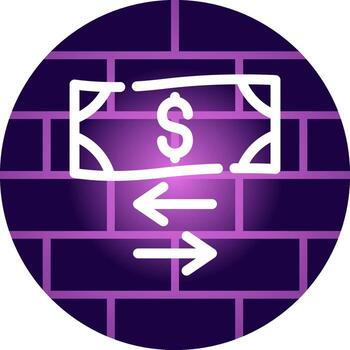 transferir creativo icono diseño vector