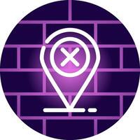 Wrong Creative Icon Design vector