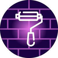 Paint Roller Creative Icon Design vector