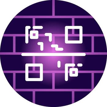 diseño de icono creativo de código qr vector