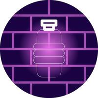 Water Bottle Creative Icon Design vector