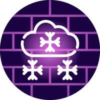 Snowy Creative Icon Design vector