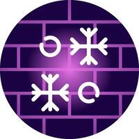 Snowflake Creative Icon Design vector