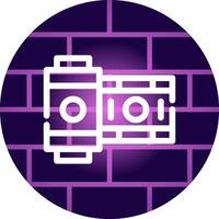 Camera Roll Creative Icon Design vector