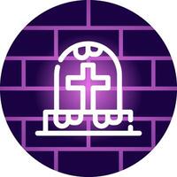 Cementery Creative Icon Design vector