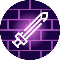 Sword Creative Icon Design vector