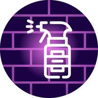 Spray Bottle Creative Icon Design vector