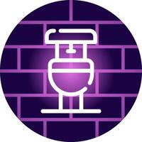 Toilet Creative Icon Design vector