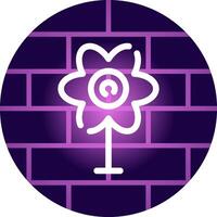 Flower Creative Icon Design vector