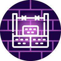 Barricade Creative Icon Design vector