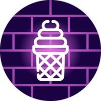 Ice Cream Creative Icon Design vector