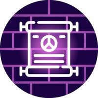 Peace Treaty Creative Icon Design vector