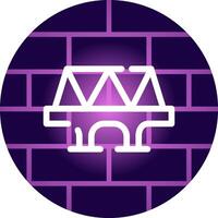 Bridge Creative Icon Design vector